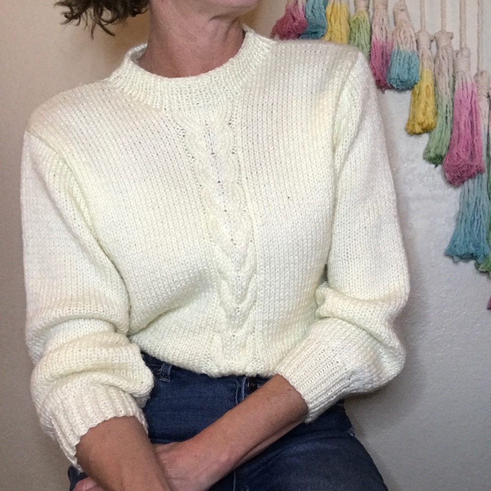 🦙VTG soft acrylic knit sweater